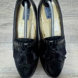 Bostonian | Shoes | Bostonian Black Leather Tasseled Wingtip  display picture 1